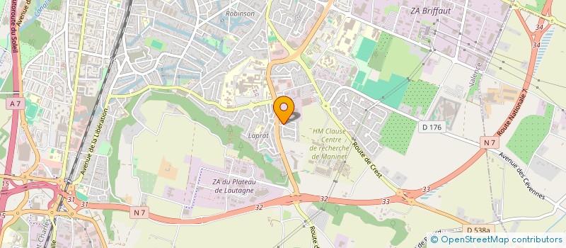 localisation de l'entreprise MONSIEUR SABRI ABIDA  VALENCE