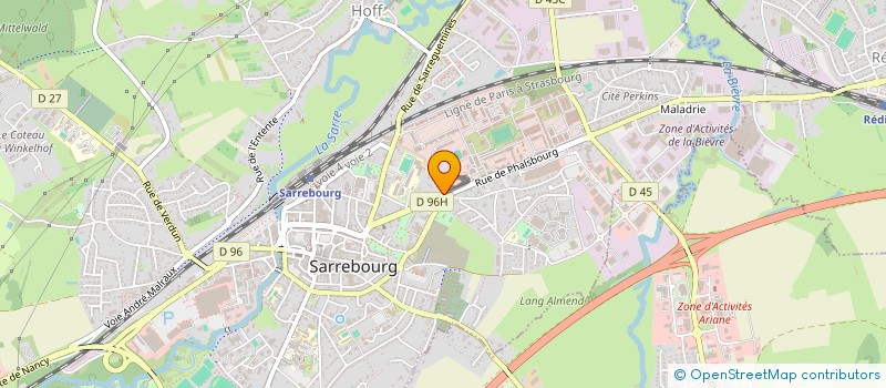 localisation de l'entreprise MONSIEUR SABRI AJILI à SARREBOURG