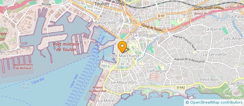 localisation de l'entreprise MONSIEUR SABRI BARKALLAH  TOULON