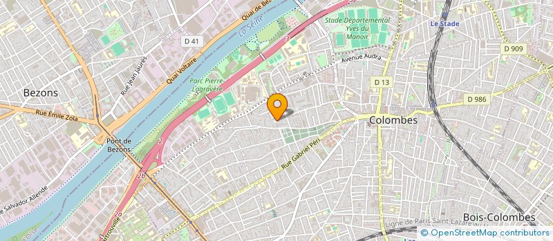 localisation de l'entreprise MONSIEUR SABRI BELAFI à COLOMBES