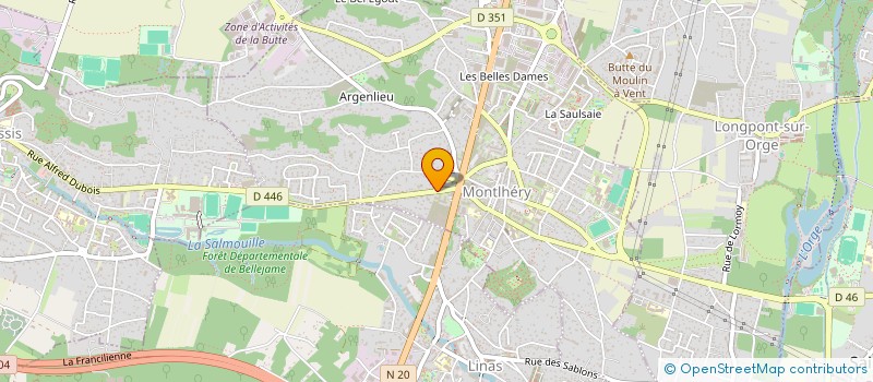 localisation de l'entreprise MONSIEUR SABRI BELAGROUZ  MONTLHERY