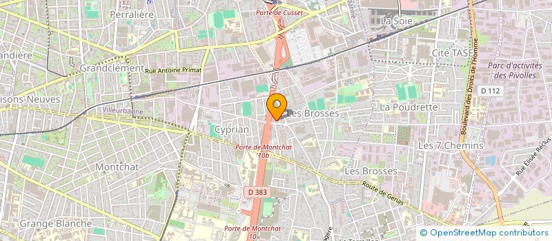 localisation de l'entreprise MONSIEUR SABRI BEN MABROUK  VILLEURBANNE