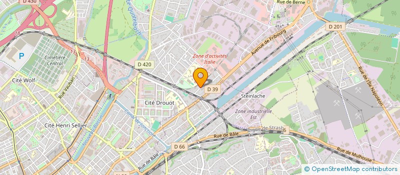 localisation de l'entreprise MONSIEUR SABRI BOUCHOUIT  ILLZACH