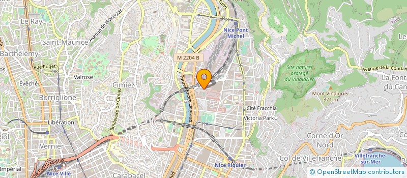 localisation de l'entreprise MONSIEUR SABRI BOUHAMED  NICE