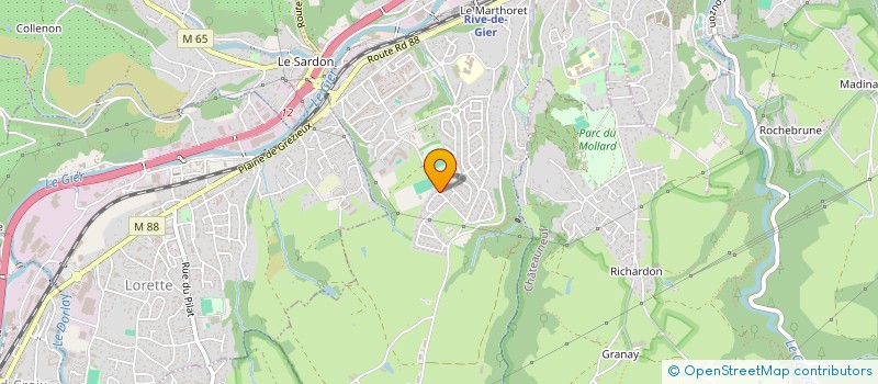 localisation de l'entreprise MONSIEUR SABRI BOUZOUIK  RIVE-DE-GIER