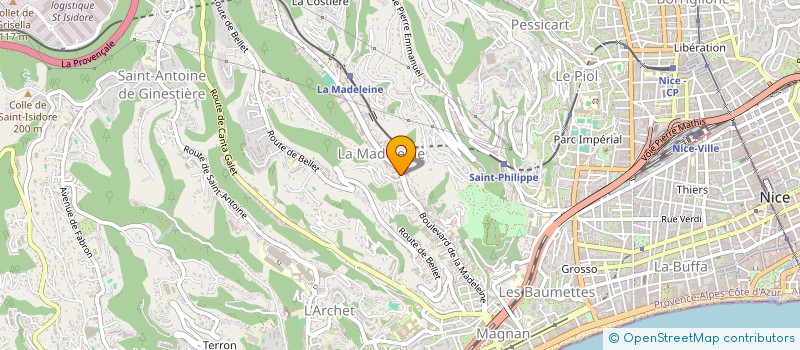 localisation de l'entreprise MONSIEUR SABRI CHOUIAH  NICE