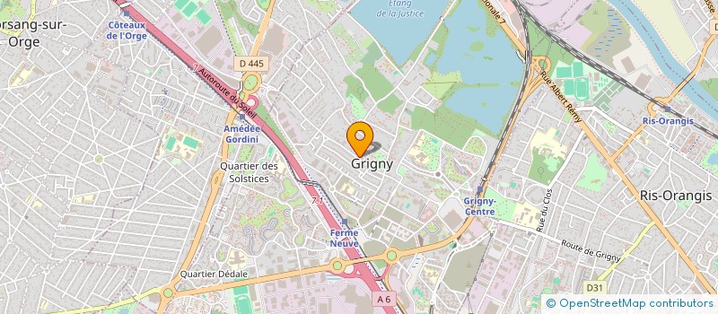 localisation de l'entreprise MONSIEUR SABRI DJEBALI  GRIGNY