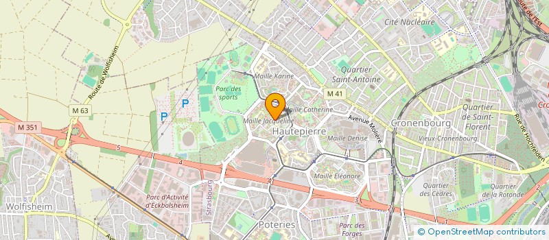 localisation de l'entreprise MONSIEUR SABRI EL KHIAMI  STRASBOURG