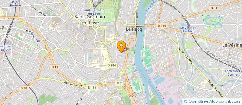 localisation de l'entreprise MONSIEUR SABRI EL MASAOUDI  LE PECQ