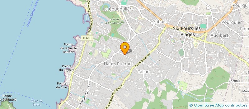 localisation de l'entreprise MONSIEUR SABRI FARHAT à SIX-FOURS-LES-PLAGES