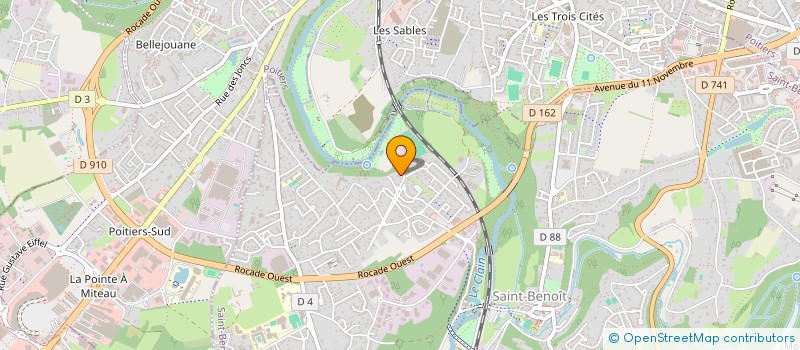 localisation de l'entreprise MONSIEUR SABRI GHEDHAB-REMBLIERE  SAINT-BENOIT