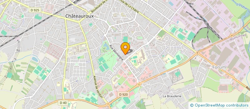 localisation de l'entreprise MONSIEUR SABRI GOUGAULT à CHATEAUROUX