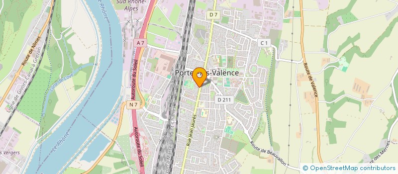 localisation de l'entreprise MONSIEUR SABRI GUESMI  PORTES-LES-VALENCE