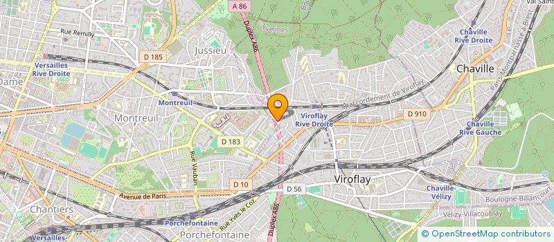 localisation de l'entreprise MONSIEUR SABRI HADDADJ  VIROFLAY