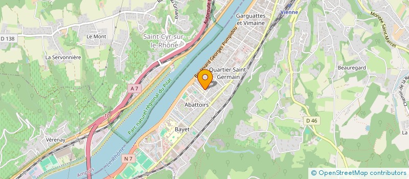 localisation de l'entreprise MONSIEUR SABRI HADDAJI à VIENNE