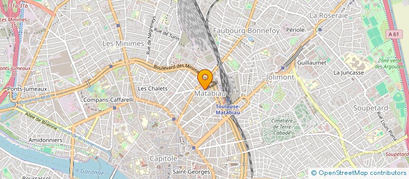 localisation de l'entreprise MONSIEUR SABRI JENSEN  TOULOUSE