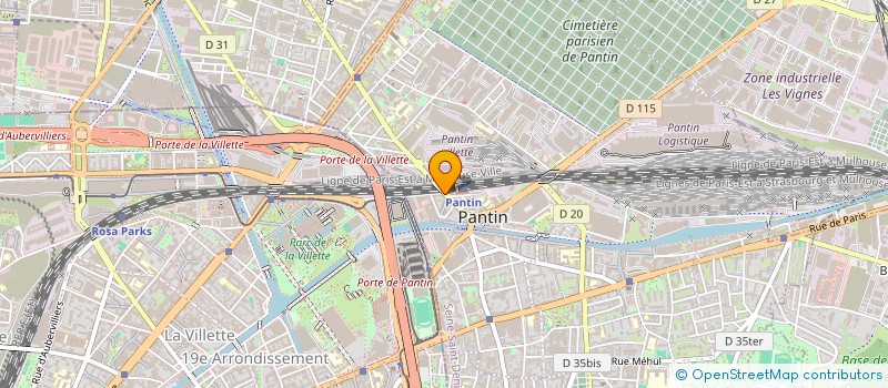 localisation de l'entreprise MONSIEUR SABRI KAHLOUL  PANTIN