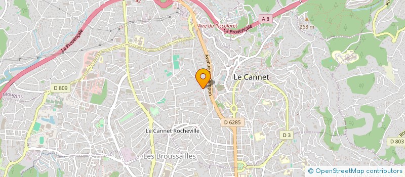 localisation de l'entreprise MONSIEUR SABRI LAIB à LE CANNET