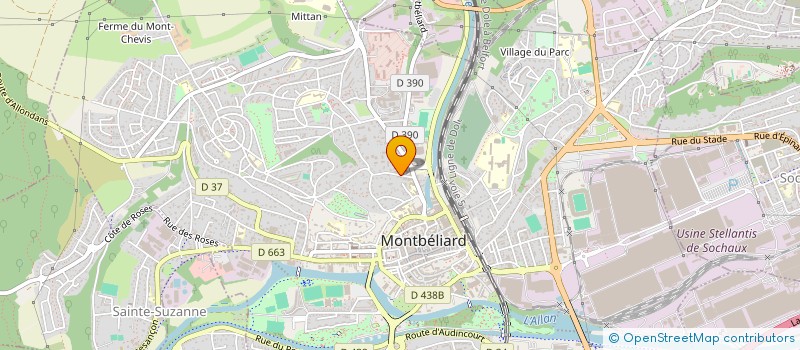 localisation de l'entreprise MONSIEUR SABRI LOUALI  MONTBELIARD