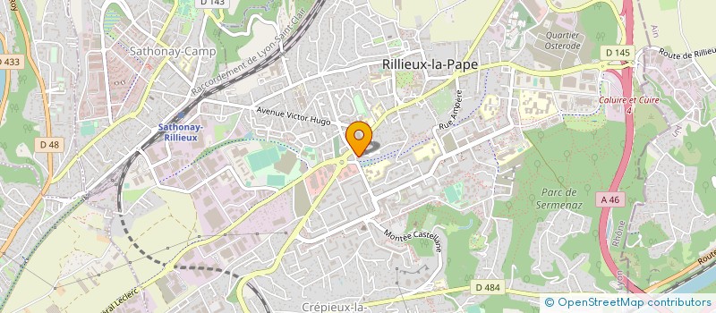 localisation de l'entreprise MONSIEUR SABRI M'HAMEDI  VILLEURBANNE