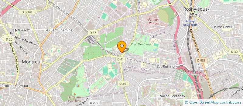 localisation de l'entreprise MONSIEUR SABRI MAIDOUCHE  MONTREUIL