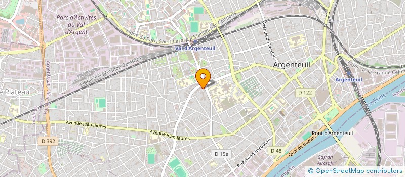 localisation de l'entreprise MONSIEUR SABRI MANOUBI  ARGENTEUIL