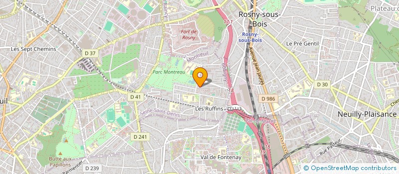 localisation de l'entreprise MONSIEUR SABRI MEDI  MONTREUIL