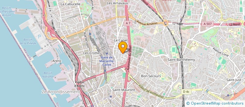 localisation de l'entreprise MONSIEUR SABRI MESSAOUD à MARSEILLE