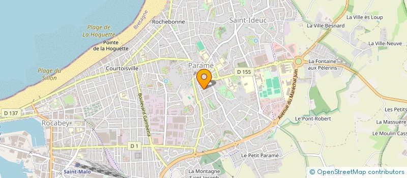 localisation de l'entreprise MONSIEUR SABRI MOUFID  SAINT-MALO