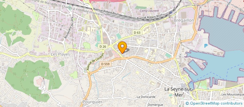 localisation de l'entreprise MONSIEUR SABRI MOUMEN  LA SEYNE SUR MER