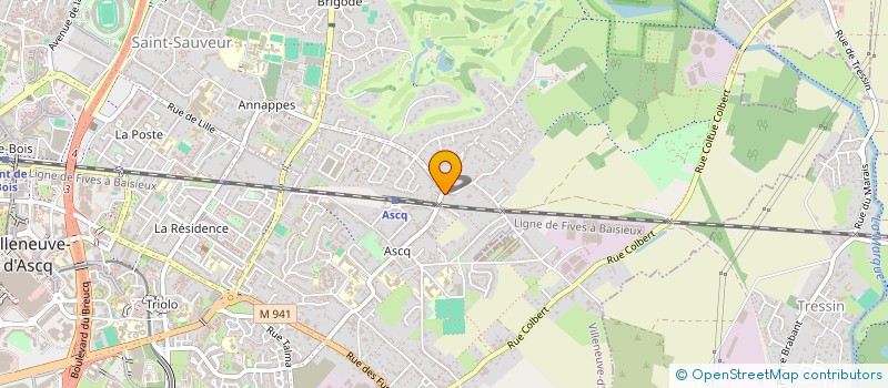 localisation de l'entreprise MONSIEUR SABRI RABIHI  VILLENEUVE-D'ASCQ