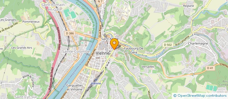 localisation de l'entreprise MONSIEUR SABRI RIAHI  VIENNE