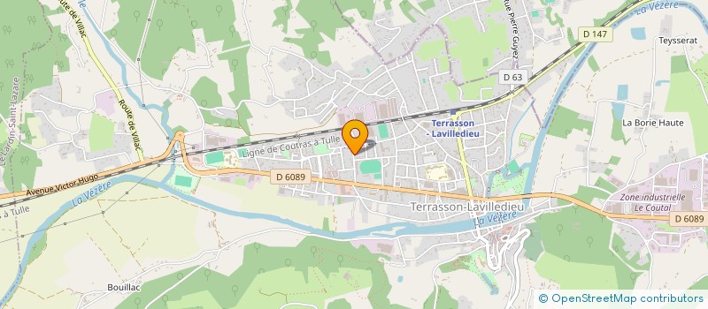 localisation de l'entreprise MONSIEUR SABRI SAGLAM  TERRASSON-LAVILLEDIEU