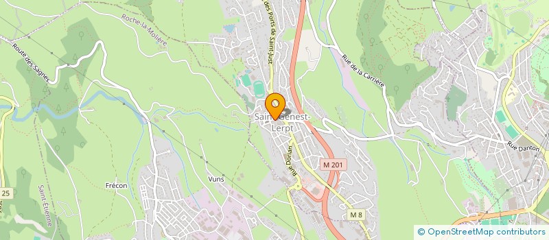 localisation de l'entreprise MONSIEUR SABRI SAIFI  SAINT-GENEST-LERPT