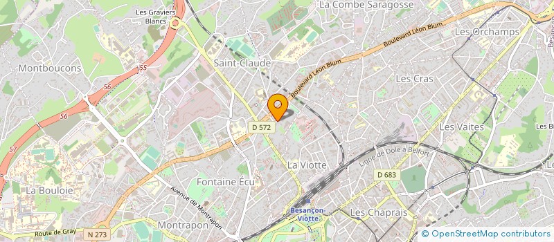 localisation de l'entreprise MONSIEUR SABRI STRANA  BESANCON