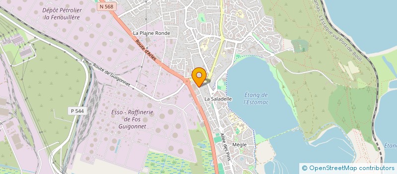 localisation de l'entreprise MONSIEUR SABRI TOUHAMI  FOS-SUR-MER