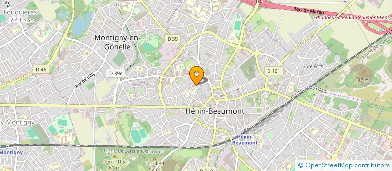 localisation de l'entreprise MONSIEUR SABRI YOUCEF  HENIN-BEAUMONT