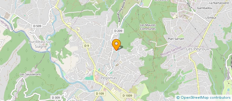 localisation de l'entreprise MONSIEUR SABRI ZARROUK  PEGOMAS