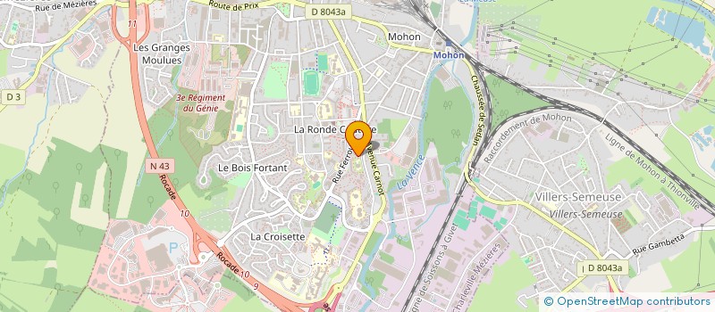 localisation de l'entreprise MONSIEUR SABRIJA BERISA  CHARLEVILLE-MEZIERES