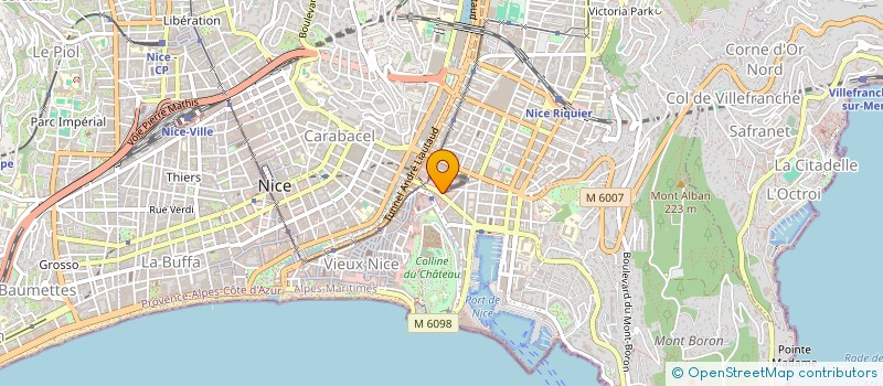 localisation de l'entreprise MONSIEUR SABRINA RAFFI à NICE