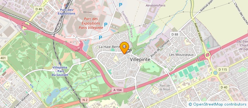localisation de l'entreprise MONSIEUR SABRINA TEBSI à VILLEPINTE