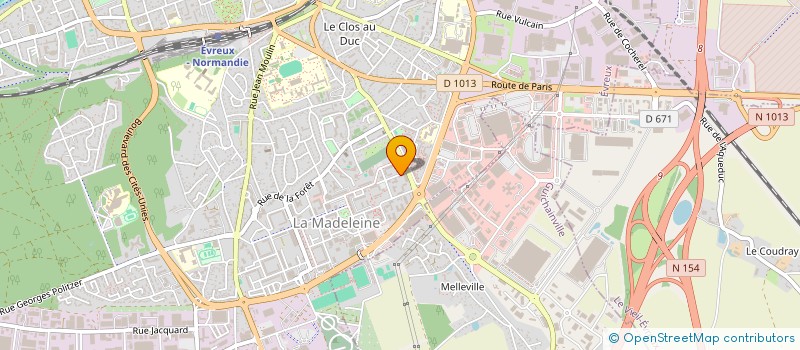 localisation de l'entreprise MONSIEUR SABROLLAH RAHIMI  EVREUX