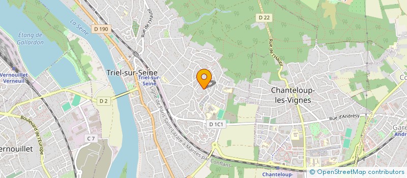 localisation de l'entreprise MONSIEUR SABRY AMRI  TRIEL-SUR-SEINE