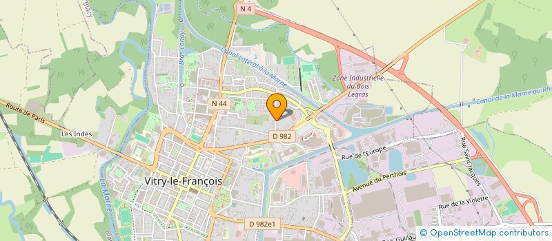 localisation de l'entreprise MONSIEUR SABRY CHOULANT  VITRY-LE-FRANCOIS