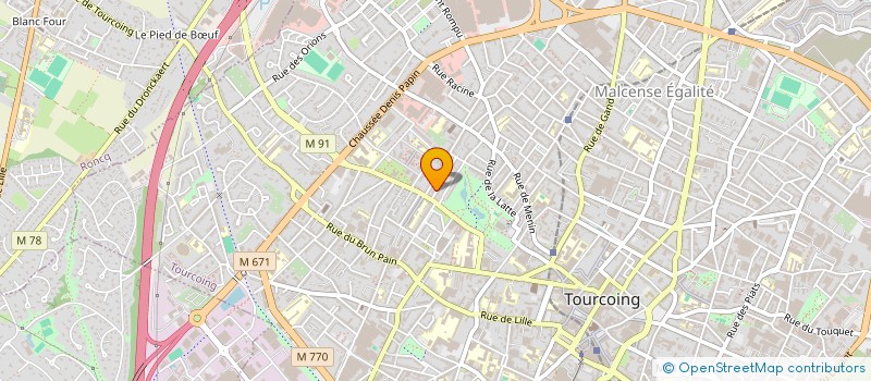 localisation de l'entreprise MONSIEUR SABRY COURSIER  TOURCOING