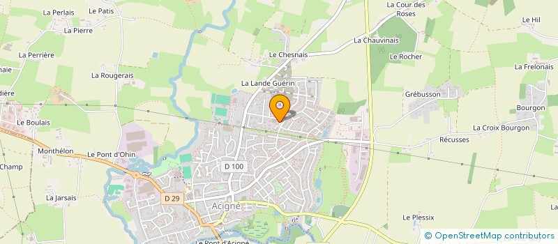 localisation de l'entreprise MONSIEUR SABRY N'AIT ICHOU  ACIGNE