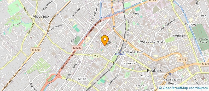 localisation de l'entreprise MONSIEUR SABRY ZEROUROU  ROUBAIX