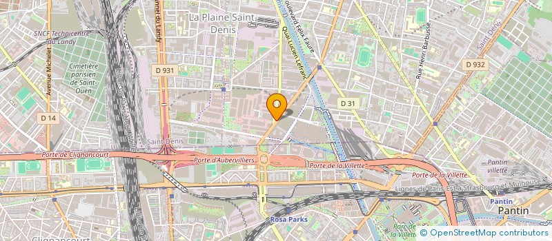 localisation de l'entreprise MONSIEUR SABUJ SHIKDER  AUBERVILLIERS