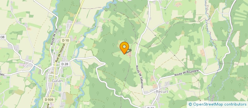 localisation de l'entreprise MONSIEUR SACHA ABADIE  RECURT