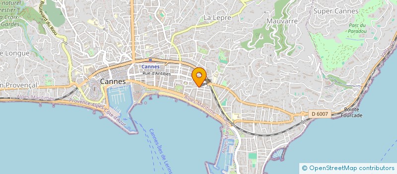 localisation de l'entreprise MONSIEUR SACHA ABIDH à CANNES